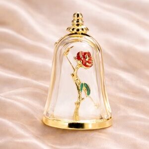 Enchanted Rose Gold Dome Brooch